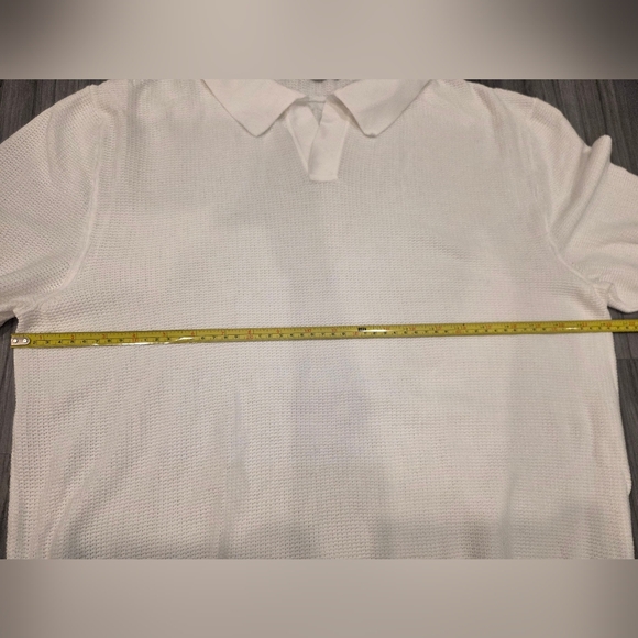 Zegna Italy Men Polo Ribbed Hem Shirt Premium Cotton Short Sleeve Ochre $1100 - Picture 14 of 16